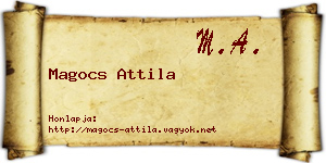 Magocs Attila névjegykártya